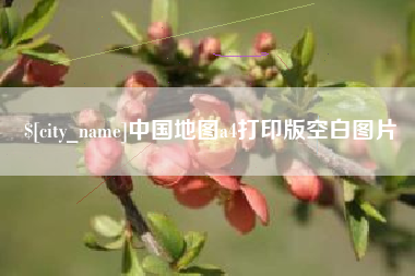 泰州中国地图a4打印版空白图片