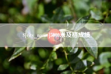 泰州5000米及格成绩