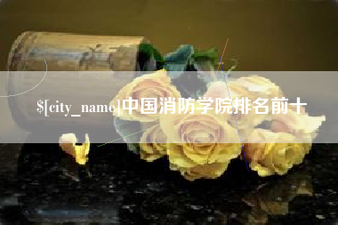 泰州中国消防学院排名前十