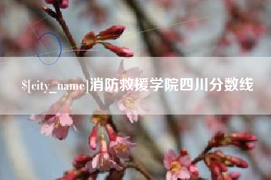 泰州消防救援学院四川分数线