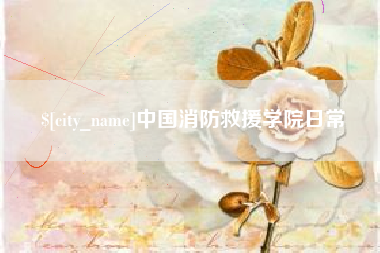 泰州中国消防救援学院日常