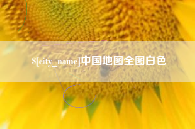 泰州中国地图全图白色