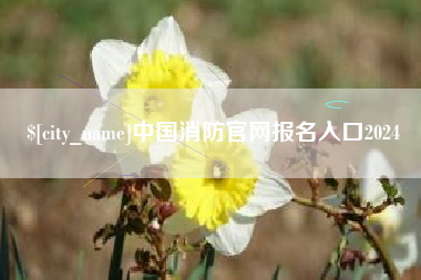 泰州中国消防官网报名入口2024