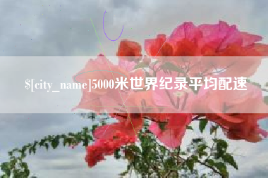 泰州5000米世界纪录平均配速