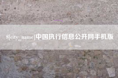 泰州中国执行信息公开网手机版