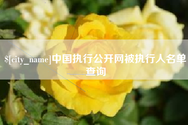 泰州中国执行公开网被执行人名单查询