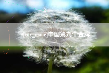 泰州中国第九个金牌
