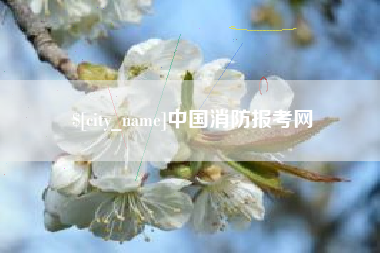 泰州中国消防报考网