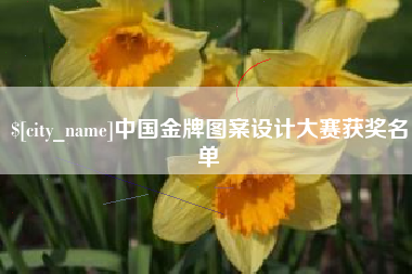 泰州中国金牌图案设计大赛获奖名单