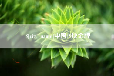 泰州中国19块金牌