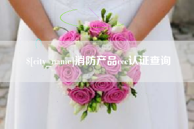 泰州消防产品ccc认证查询