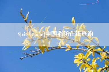泰州中国消防在线查询