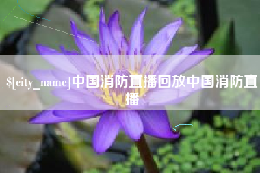 泰州中国消防直播回放中国消防直播