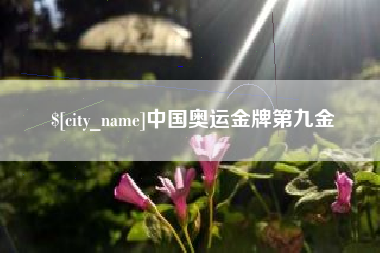 泰州中国奥运金牌第九金