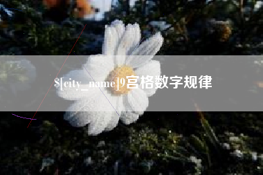 泰州9宫格数字规律