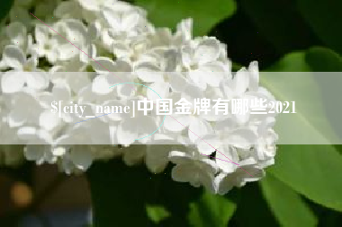 泰州中国金牌有哪些2021