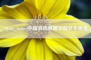 泰州中国消防救援学院女生宿舍